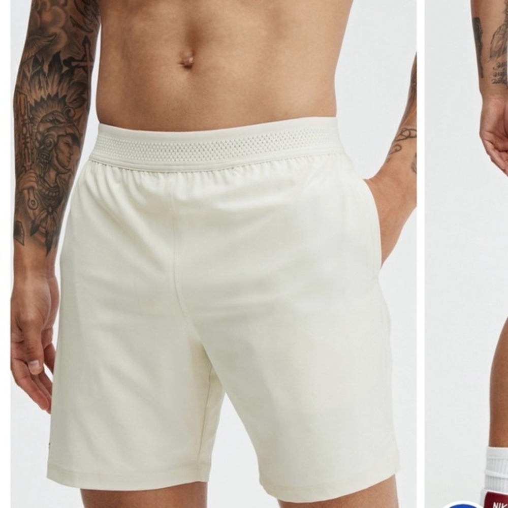 Fabletics 9" Fundamental Shorts XXL‎ Cream
Athleisure Gym Core NWT